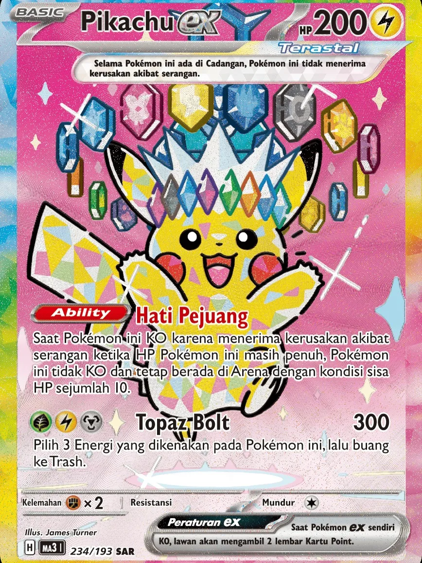 Pikachu ex 234/193 SAR (Special Illustration Rare)
